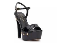 Calenta Platform Sandal Black view