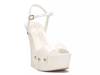 Calenta Platform Sandal White view