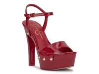 Calenta Platform Sandal Red view