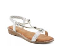 Charmer Wedge Sandal Silver Metallic view