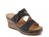 Lolly Wedge Sandal Black view