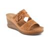 Lolly Wedge Sandal Camel view