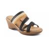 Mahina Wedge Sandal Black Multicolor view