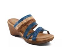 Mahina Wedge Sandal Blue Multicolor view