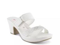 Scalan Platform Sandal White view