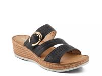 Sharonda Wedge Sandal Black view