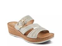 Sharonda Wedge Sandal Silver Metallic view
