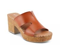 Stellana Platform Sandal Camel view