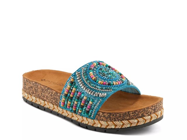 Swirla Wedge Sandal