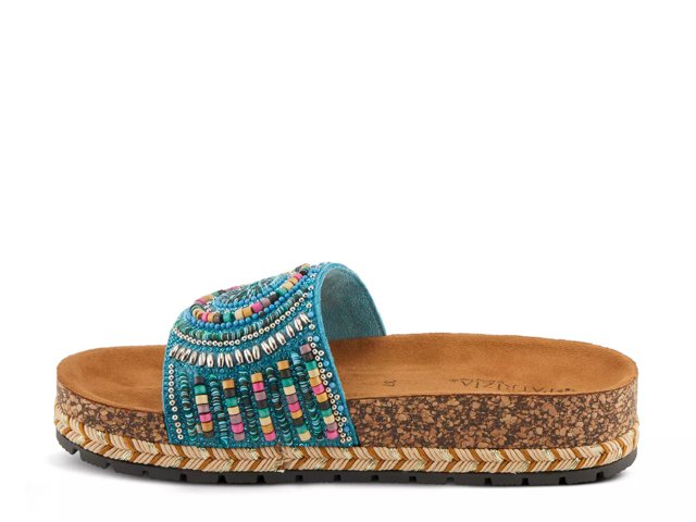 Swirla Wedge Sandal