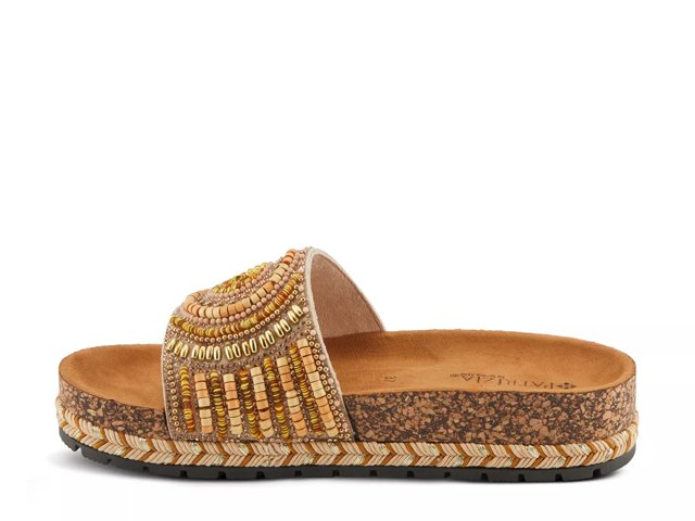 Swirla Wedge Sandal