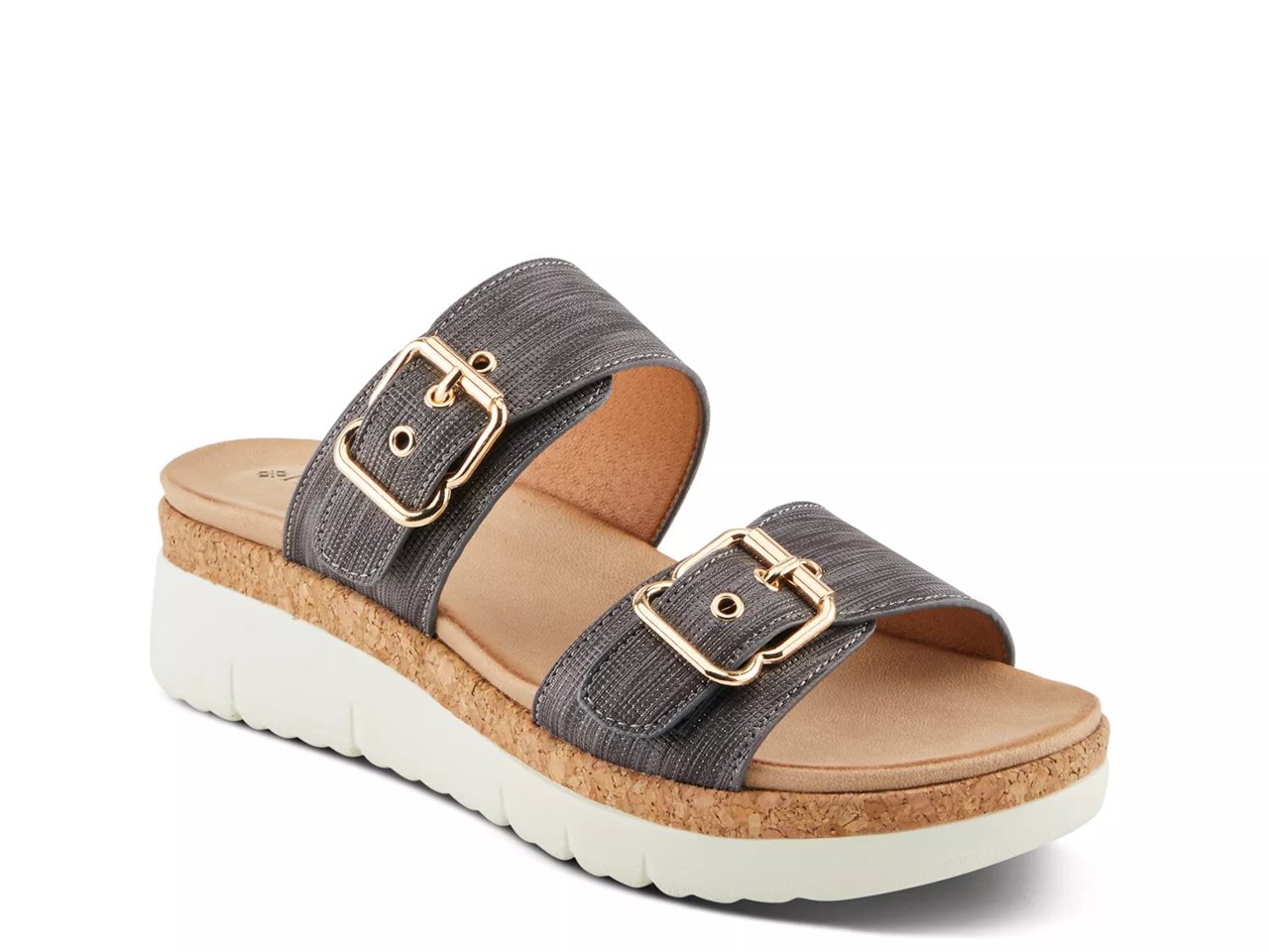 Velvette Wedge Sandal