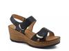 Woodrow Wedge Sandal Black view