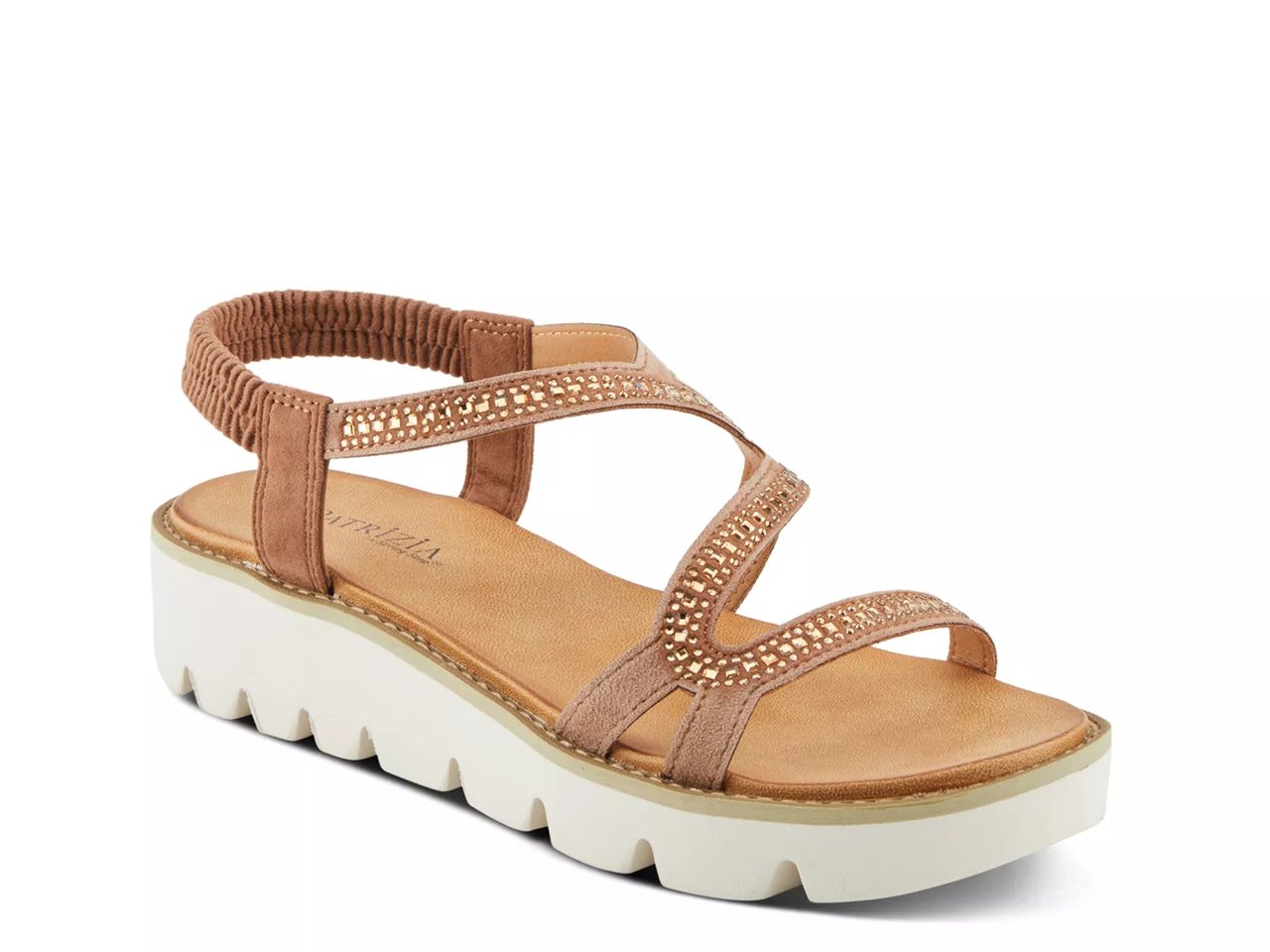 Zigged Wedge Sandal