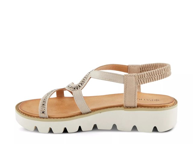 Zigged Wedge Sandal