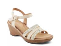 Zinovia Wedge Sandal Bone Multicolor view