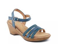 Zinovia Wedge Sandal Blue Multicolor view
