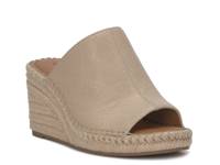Cabriah Espadrille Wedge Sandal Grey Snake Print Leather view