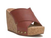 Valmai Wedge Sandal Henna view