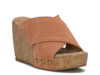 Valmai Wedge Sandal Orange view