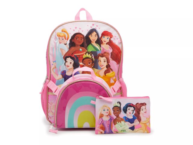 Disney Princess Backpack Set - 3 Pack