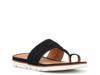 Lavern Flat Sandal Black view