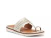 Lavern Flat Sandal Ice Champagne Metallic view