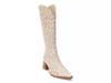 Addison Western Boot Beige Snake Print view