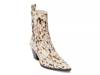 Collins Western Bootie Beige Spotted Calf Hair Leather view