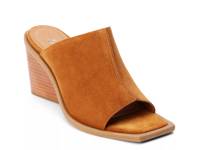 Lillie Wedge Sandal Tobacco Suede view
