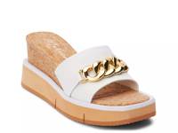 Nolan Wedge Sandal White view