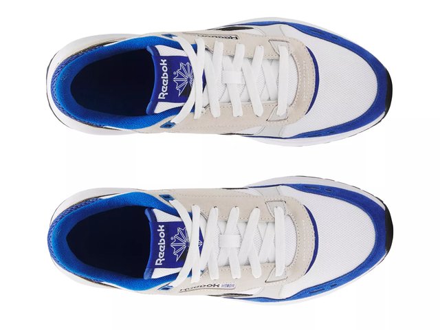 Reebok Classic Leather Sneakers Men\'s Size 13 White Blue FX1289 Retro Suede Reebok classic suede blue - Gem main image 3
