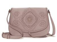 Cary Leather Crossbody Bag Dusty Blush view