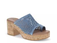 Michaela Platform Sandal Blue view