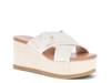 Sydney Wedge Sandal Cream view