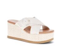 Sydney Wedge Sandal Cream view