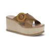 Sydney Wedge Sandal Caramel view