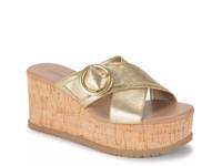 Sydney Wedge Sandal Gold Metallic view
