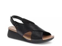 Victoria Wedge Sandal Black view