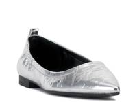 Ashleah Flat Silver Metallic view
