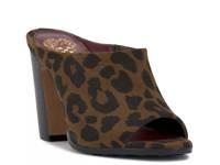 Brianda Sandal Hickory Suede Leopard Print view
