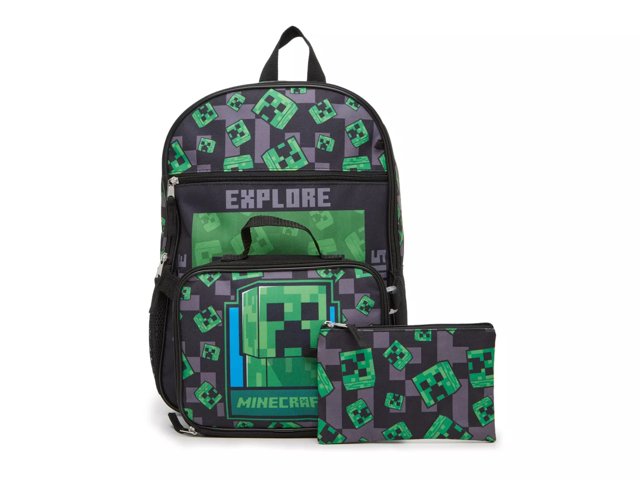 Minecraft Backpack Set - 3 Pack