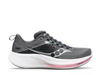 Ride 17 Running Shoe - Women's Cinder Grey/Orchid Purple view