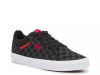 Seldan Sneaker - Men's Black/Dark Grey Checkerboard Print view