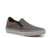 Asher Deluxe Slip-On Sneaker - Men's Grey/Brown view