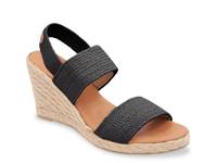 Allison Espadrille Wedge Sandal Black view