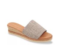 Nessie Wedge Sandal Black/Beige view