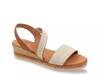 Nevada Wedge Sandal Beige Linen view