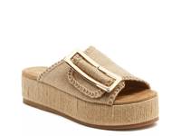 Dover Platform Sandal Beige Jute view