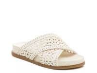 Sailor Platform Sandal Taupe Fabric view
